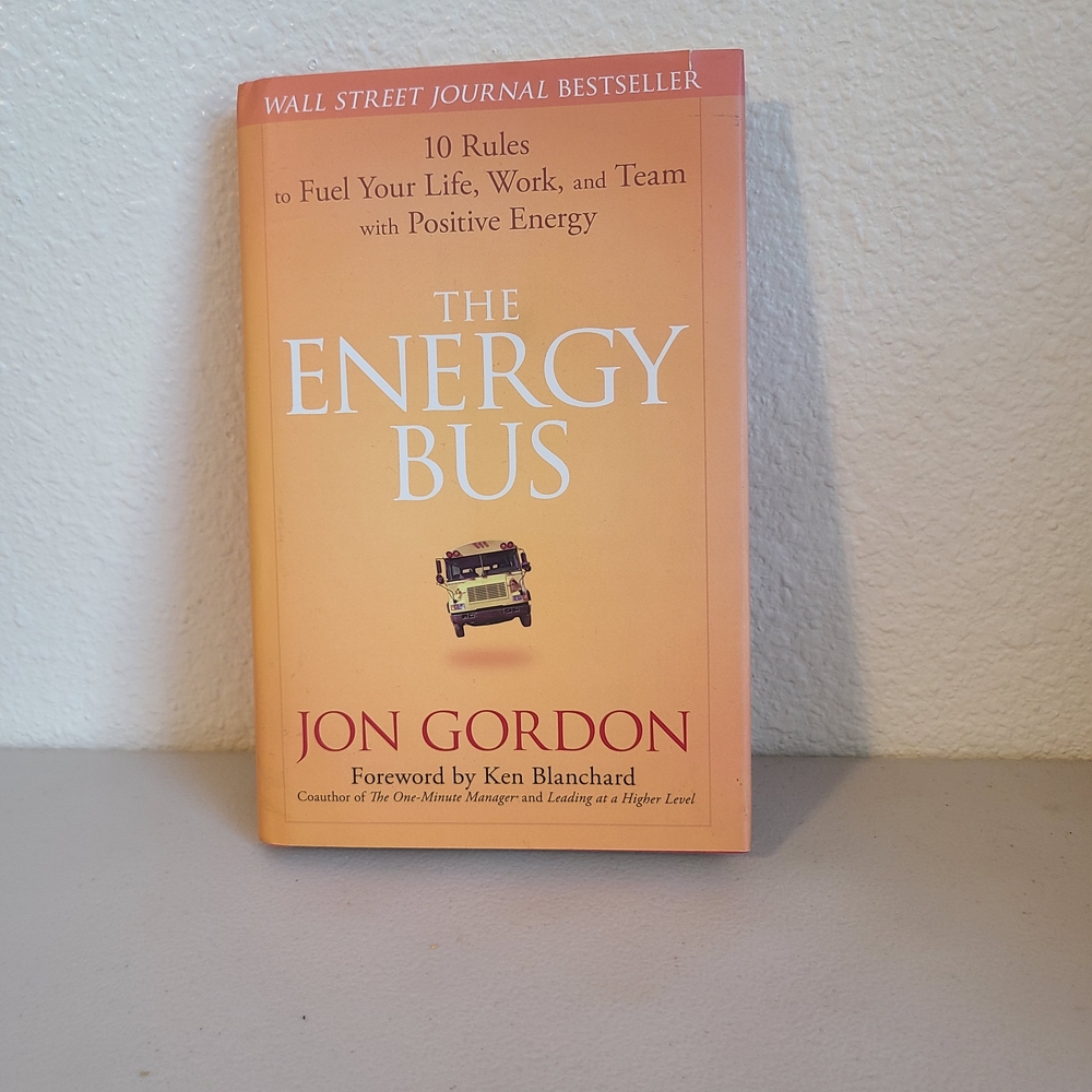 The Energy Bus by Jon Gordon - Yellow/Orange Cover
